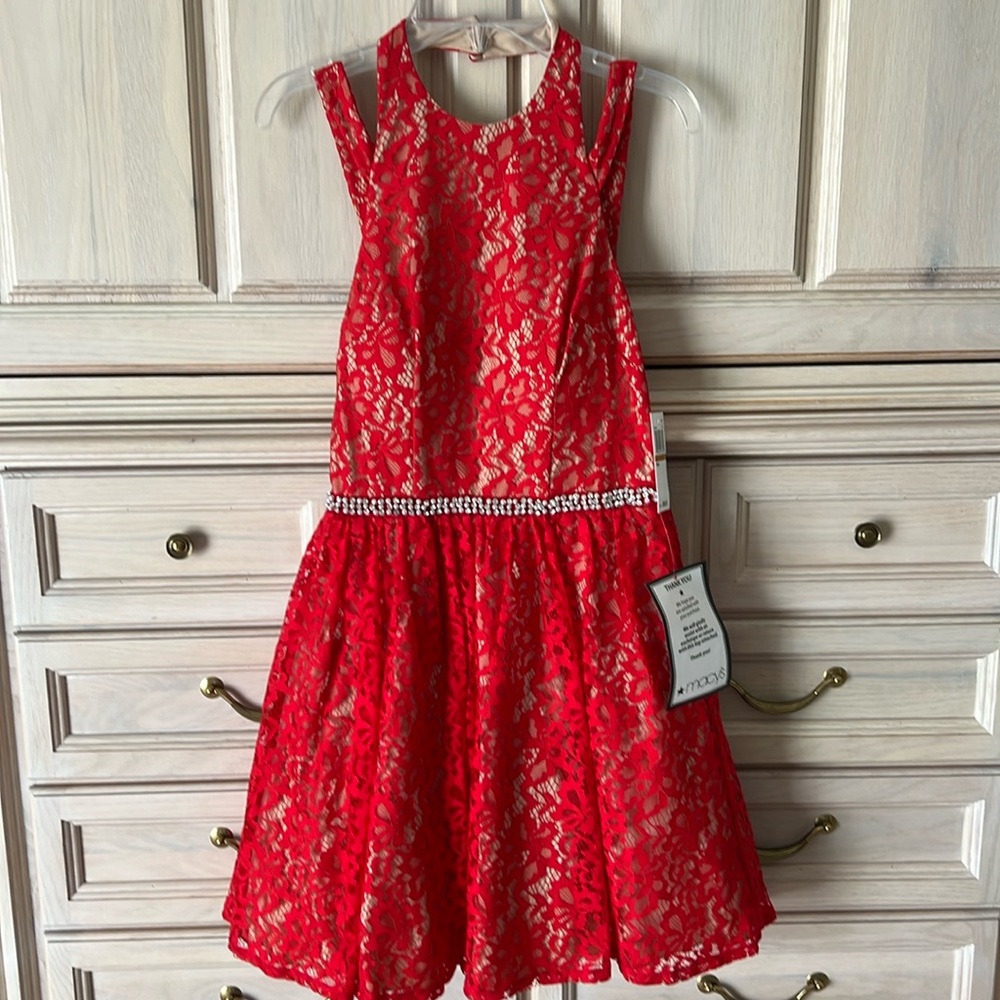 NWT Red lace dress